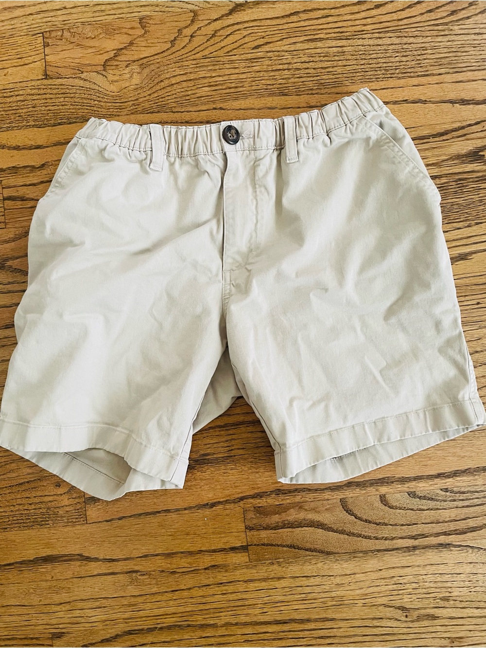 Men's Chubbies Casual Cotton Shorts in Light Beige